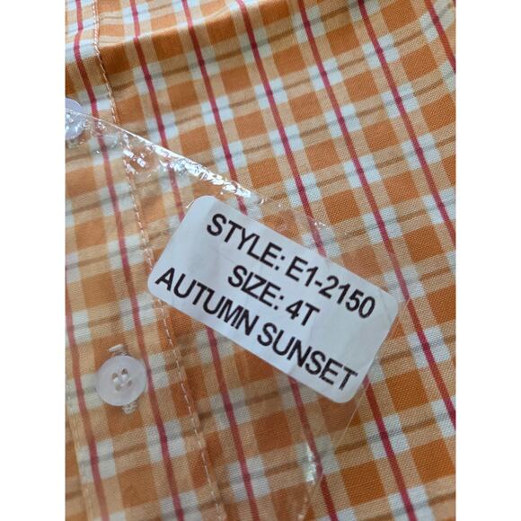 Darling Mae Autumn Sunset Short Sleeve Button Up Shirt - Picture 5 of 6